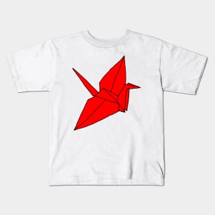 Origami Crane Kids T-Shirt